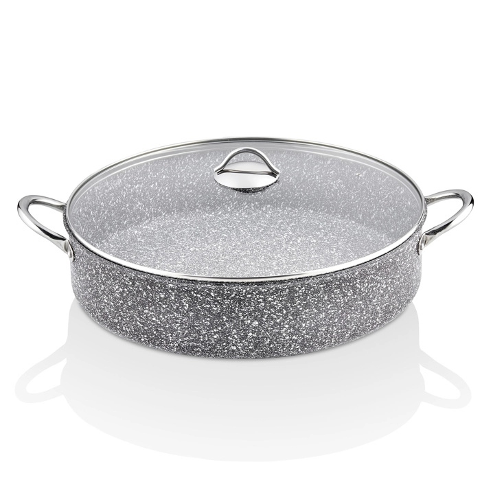Taç 34cm Ultra Granit Basık (Outlet)