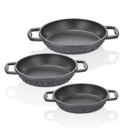 Taç 3lü Bella Döküm Sahan Set (18-20-22) (Outlet)
