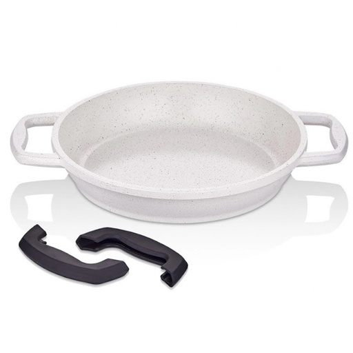 Taç 20cm Döküm Sahan Beyaz (Outlet)