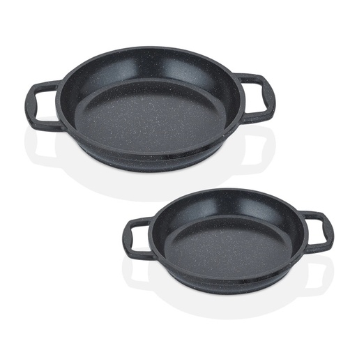 Taç 2li Döküm Sahan Set (18+22cm)